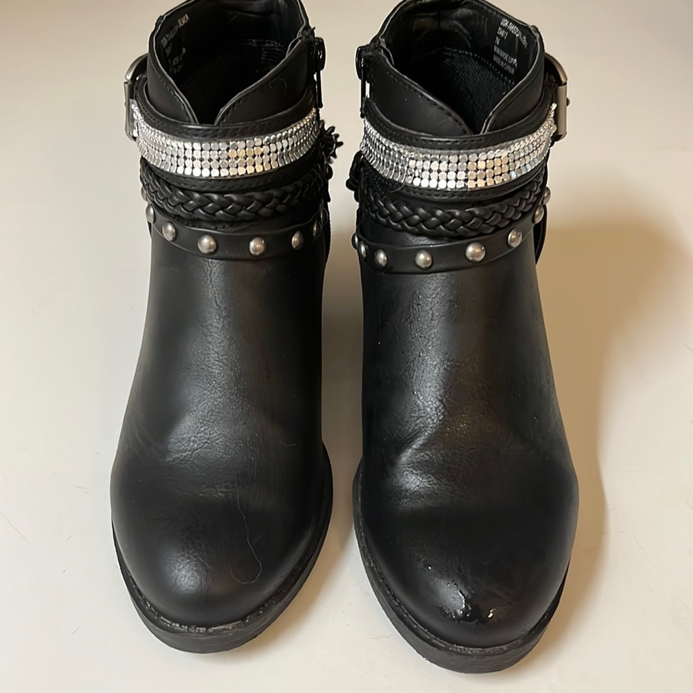 Black Moto Booties